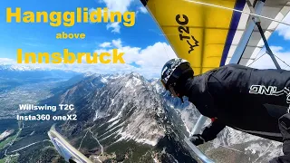 Hanggliding above Innsbruck || Willswing T2C || Insta360 oneX2