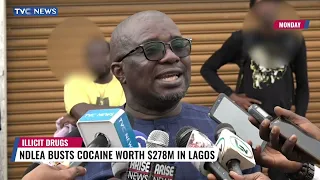 NDLEA Busts 'Biggest Singular Cocaine Seizure In Nigeria's History