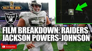 FILM BREAKDOWN: What Jackson Powers-Johnson Brings To The Raiders!