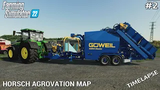 Making silage bales using the GÖWEIL stationary BALER | Fs22 Timelapse | HorschAgroVation | .2 - Ps5