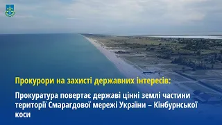 Прокуратура повертає державі цінні землі території Смарагдової мережі України – Кінбурнської коси