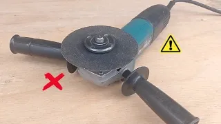 🖐️Don't do that! Never make a mistake with an electric angle grinder