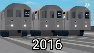 Evolution of R62/R62A (Roblox)