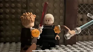 Lego Count Dooku vs Anakin, Obi-Wan, & Yoda — Stop-motion