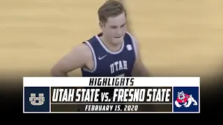 Utah State vs. Fresno State Basketball Highlights (2019-20) | Stadium