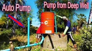 Deep Well - How to make free Energy water tank from Deep Well around 6meters - Learn for Ideas.