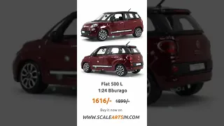 Fiat 500 L 1:24 Bburago diecast scale model car  www.scaleartsin.com