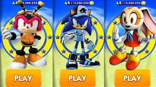 Sonic Dash - Charmy Bee With Slugger Sonic And Cream Vs Boss Battle Zazz And Eggman Gameplay