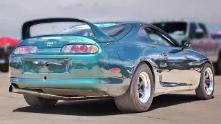 1400hp Supra - Driven BAREFOOT! (180mph)