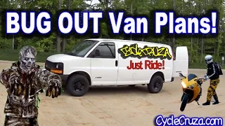 My Bug Out Van Plans | MotoVlog