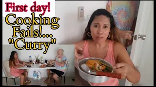 FIRST DAY COOKING SHRIMP CURRY, FAILS!..| Ate Lin