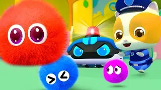 Baby And Police Robot Cleaners | Kids Good Habits | Nursery Rhymes | Kids Songs | BabyBus