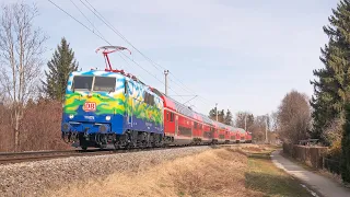 111 074 "Hilde" in Weilheim Oberbayern / 24.02.22 / RB59449