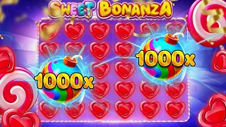 ПОДНЯЛ * *** *** Р В СВИТ БОНАНЗА  ЗАНОС НА ****X  Sweet Bonanza  занос  заносы недели