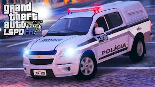 LADRÃO DE CARRO PEGO EM FLAGRANTE! PMMG - GTA V Rotina Policial - GTA V MOD POLICIA