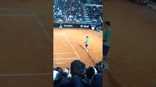 Roger Federer Baseline Rally on clay