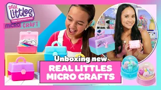 NEW Real Littles Micro Craft kits! DIY Backpack, Canvas, Light Box. Do they really work?!