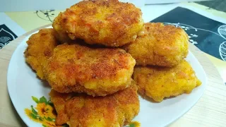 Сырные Котлеты без мяса. Вкуснейший Перекус. Сырные котлеты с Сосисками.