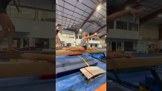 Gymnastics Mount Fails 😅 (don’t give up!)