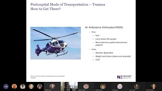 MTAC February 2020 Transfer & Transport Considerations for the Trauma Patient