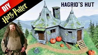 ⚡️Harry Potter DIY: Hagrid's Hut DIORAMA - Miniature- Surprise inside!