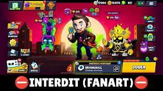 ils ont JOUÉ des SKINS INTERDITS 🚫⛔️😨 ( brawl stars )