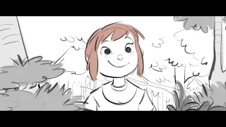 A sequence from Nimona - Nimona and Gloreth, 'Truth' - Storyboard Animatic