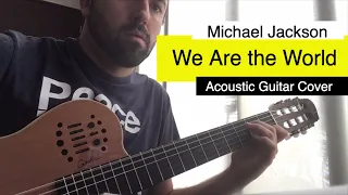 Michael Jackson “We Are The World” Solo Guitar Cover.