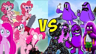 Pinkie Pie VS Grimace Shake ALL PHASES - Friday Night Funkin'