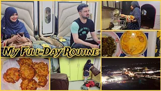 Duniya Mein Boht Ghum hain. My Full Day busy Routine With My Husband. Amber Naz❤️