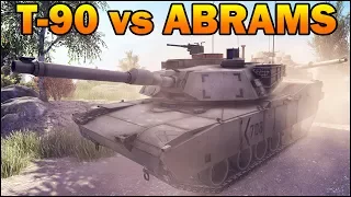 T90 vs ABRAMS - 10 vs 10 - Modern Tanks Battle - Call to Arms - Editor Scenario #10