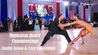 Austin Joson & Liza Lakovitsky. Manhattan Dance Championships 2023. International Latin. Adult Rumba