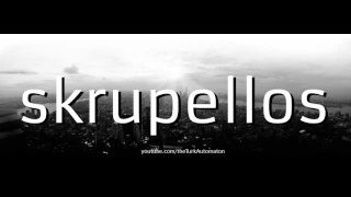 How to pronounce skrupellos in German