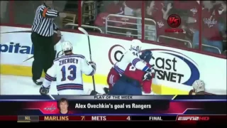 Alexander Ovechkin awesome goal against Rangers