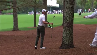 Justin Thomas Blows up! Makes 8 at the 2021 Masters | Hole 13, Round 3