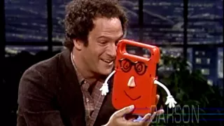 Albert Brooks and his electronic friend "Buddy" on The Tonight Show Starring Johnny Carson