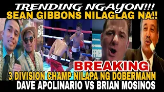 DAVE APOLINARIO VS BRIAN MOSINOS! 3X WORLD CHAMP NILAPA NG PINOY! SEAN GIBBONS NILAGLAG NA! ALAS??