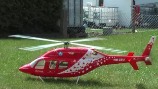 Bell 429 RC-Helikopter Air Zermatt Superscale 1:5 T-Rex 700/1000 1.Test (maiden flight)