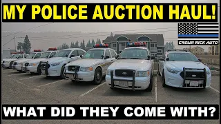 My Sheriff Auction Haul! Crown Vic Police Cars!