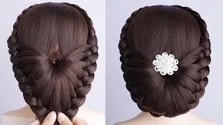 Braided Low Bun Hairstyle For Ladies - Perfect Hairstyle For Wedding