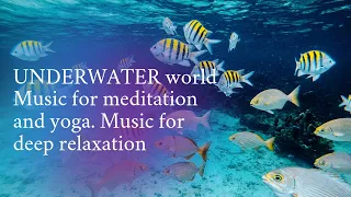 Underwater world. Music for meditation and yoga. Music for deep relaxation