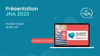 JNA 2023 : Webinaire du 13 juin 2023