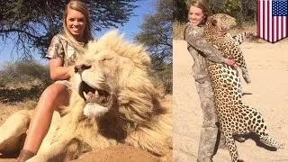 Фотографии охотницы из Техаса на фоне убитых африканских животных взбесили Фейсбук
