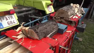 Homemade log splitter