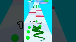 Colorful snakes Level 4 Gameplay | D Lady Ninja #shorts #colorfulsnake