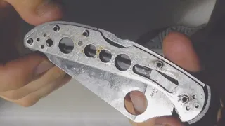 Нож Spyderco Delica - разборка