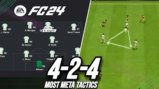 This Is Why 424 Is The New META FORMATION! Best Custom Tactics EA FC 24