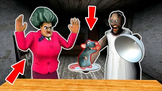 Granny vs Mouse vs Scary Teacher - funny horror animation parody (p.110)