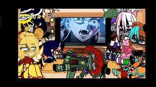 security breach reacts to nexuko and tanjiro (part 2) am not ganna make pt 3 sub and like bye