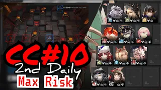 [Arknights] CC#10 | 2nd Daily Day 3 Max Risk [15 Risk]